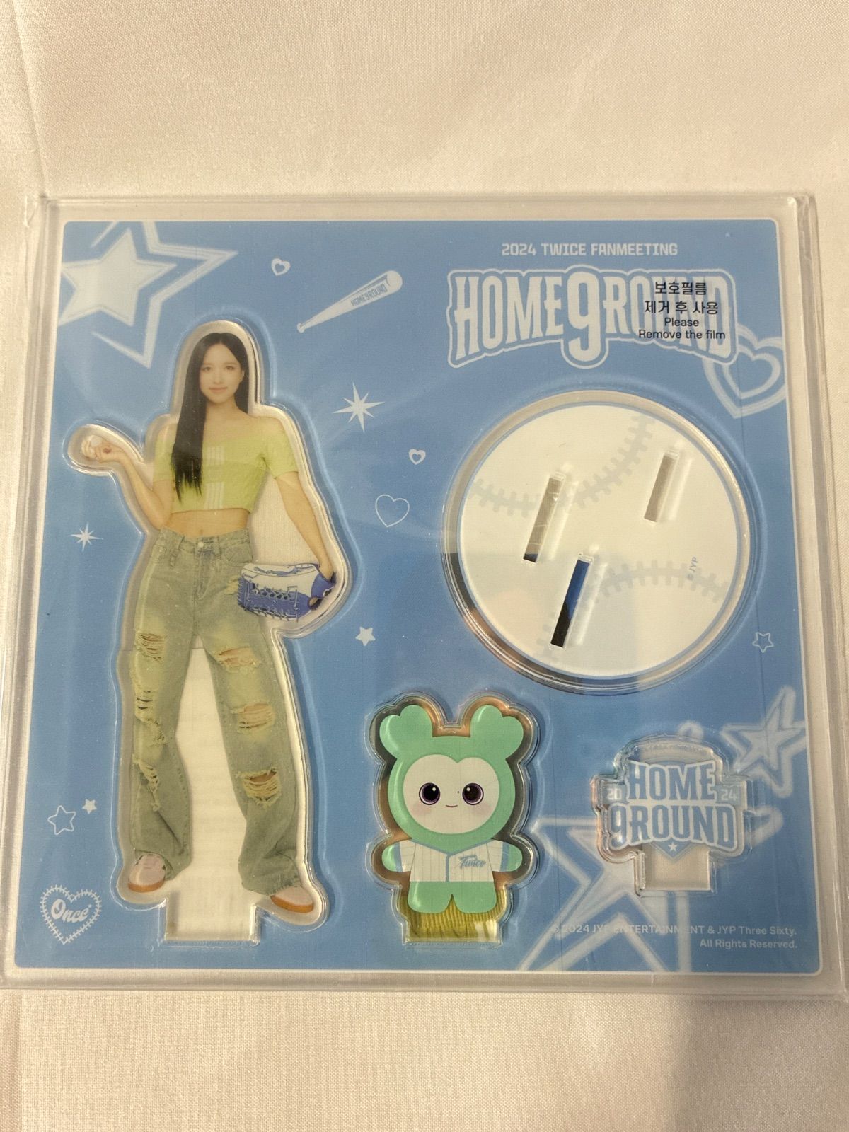 TWICE HOME 9ROUND ミナ アクリルスタンド トレカ付き - メルカリ