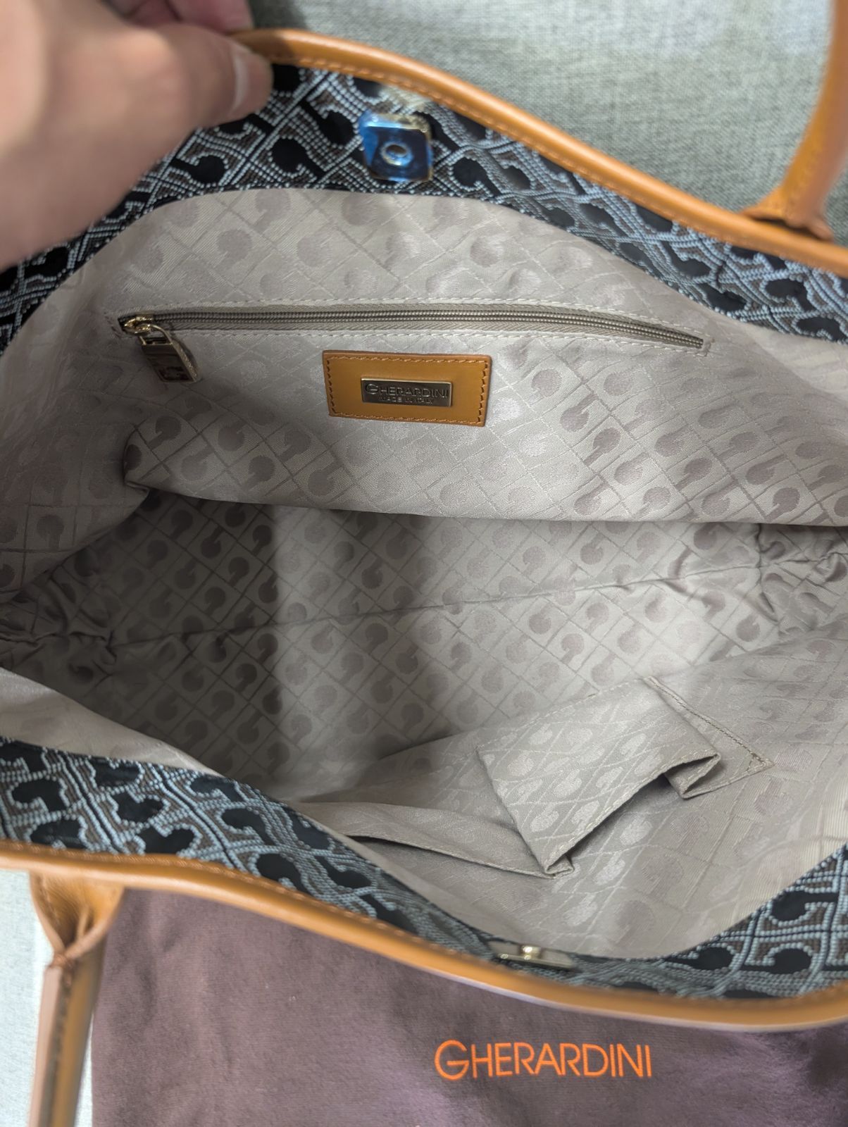 定価約6万】【極美品】GHERARDINI ゲラルディーニ トートバッグ 