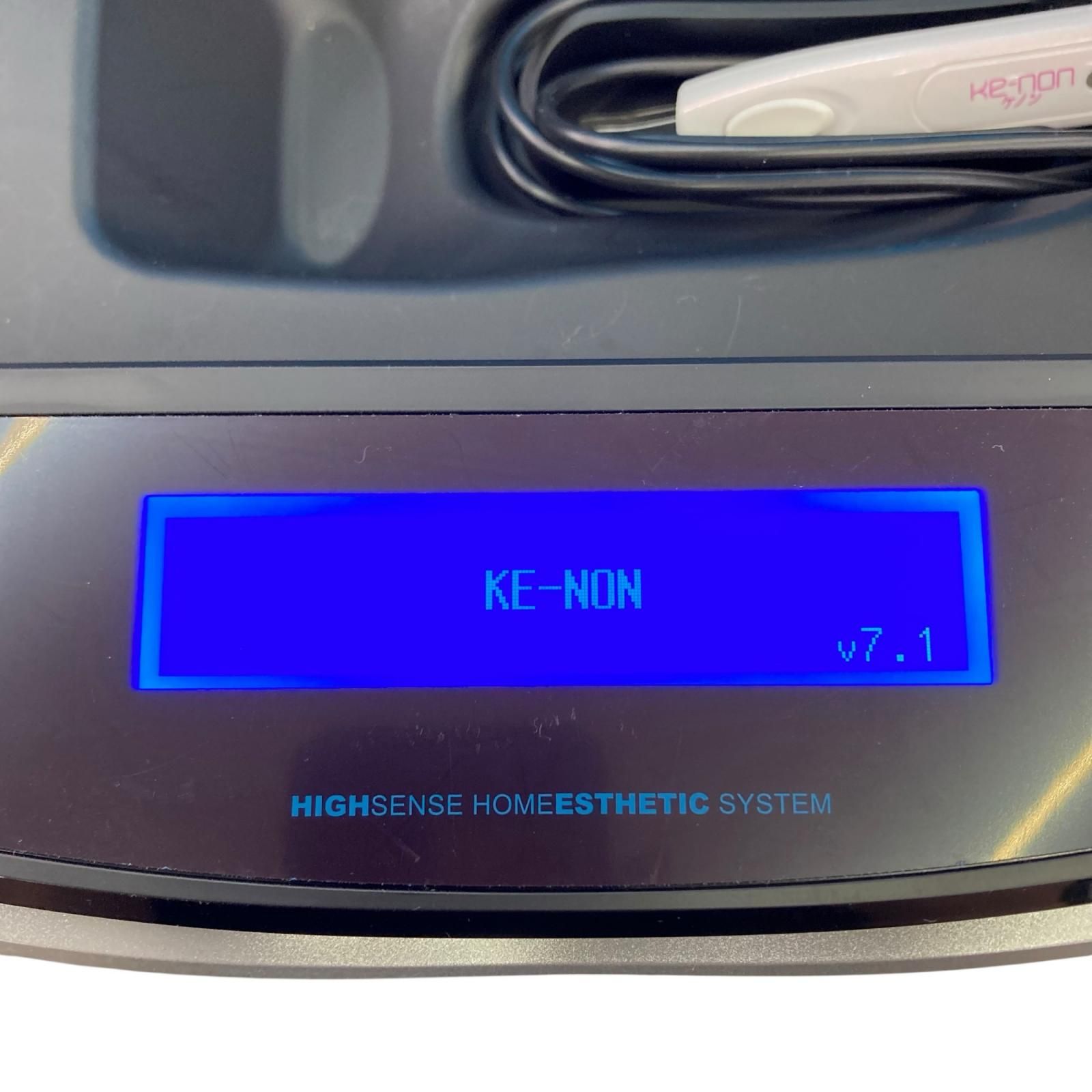 186000 通電確認のみ KE-NON ケノン 現状品 脱毛器 フラッシュ式 Ver7