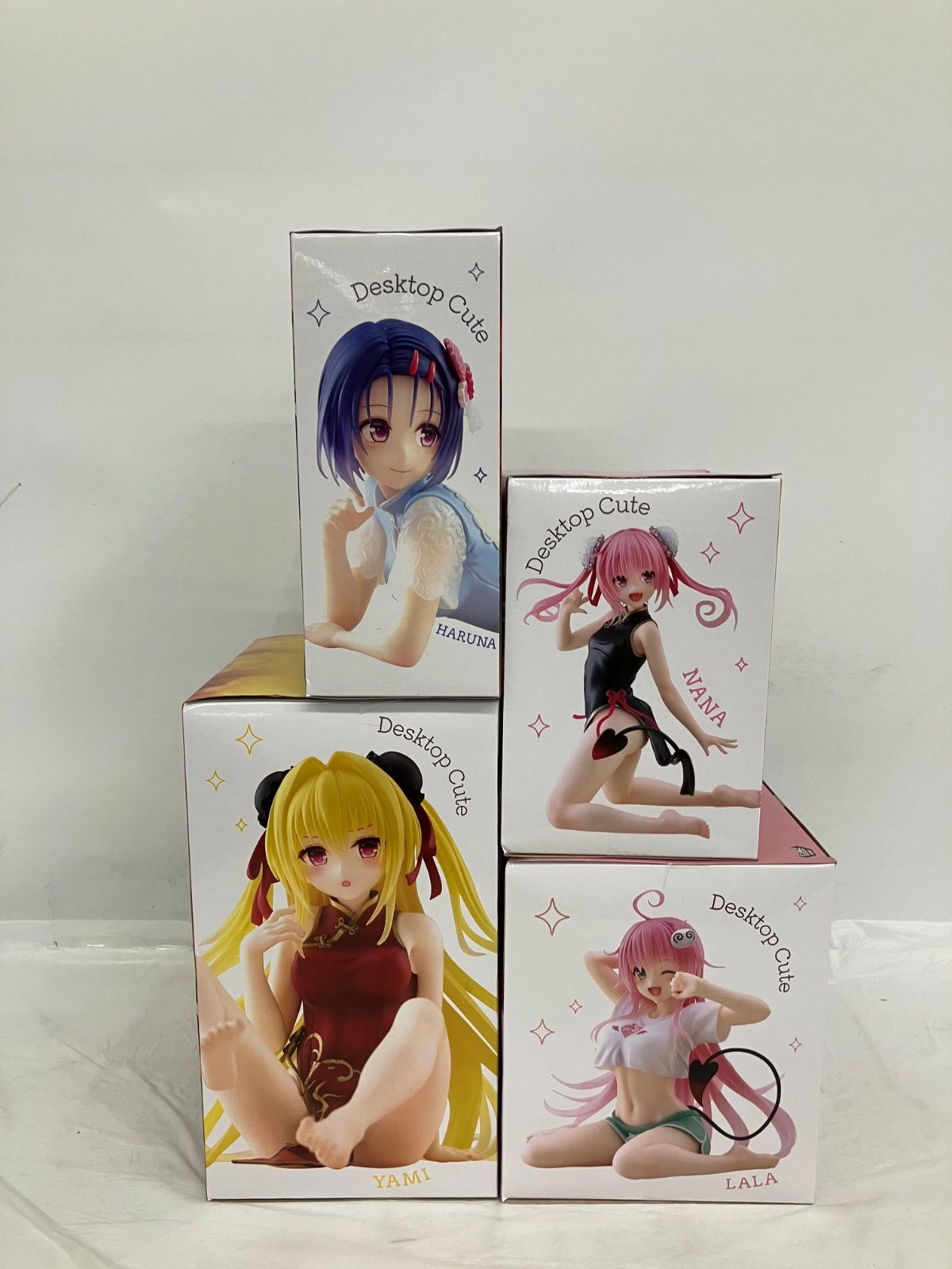未開封 To LOVEる Desktop Cute フィギュア 4種セット LF7297 f107