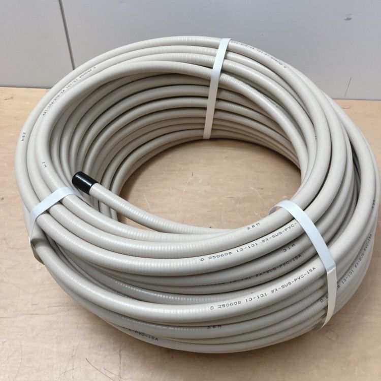 【未使用】桑名金属 ソフレックス フレキ管 60M SUS-PVC-15A 都市ガス 塩化ビニール被覆フレキシブル管 配管用 ガス ●135155