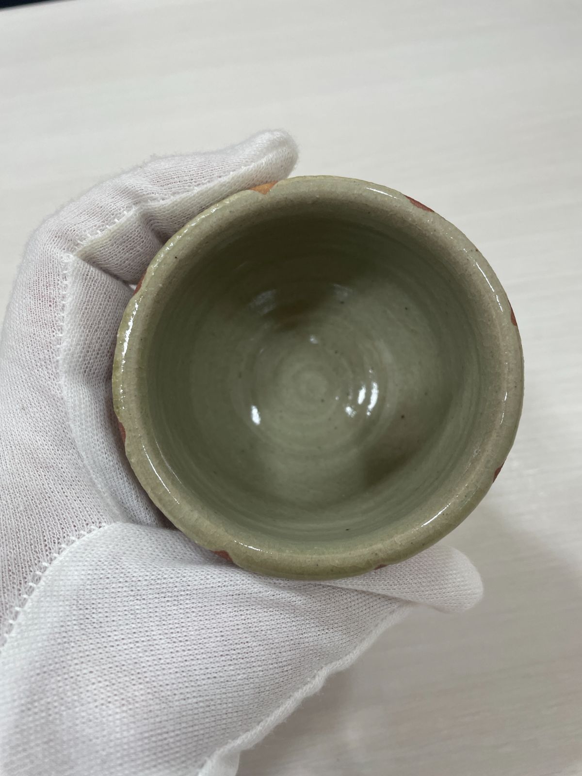 管理番号-P】ゲルト・クナッパー 益子焼 ぐい呑 酒器 2003 現状品 4