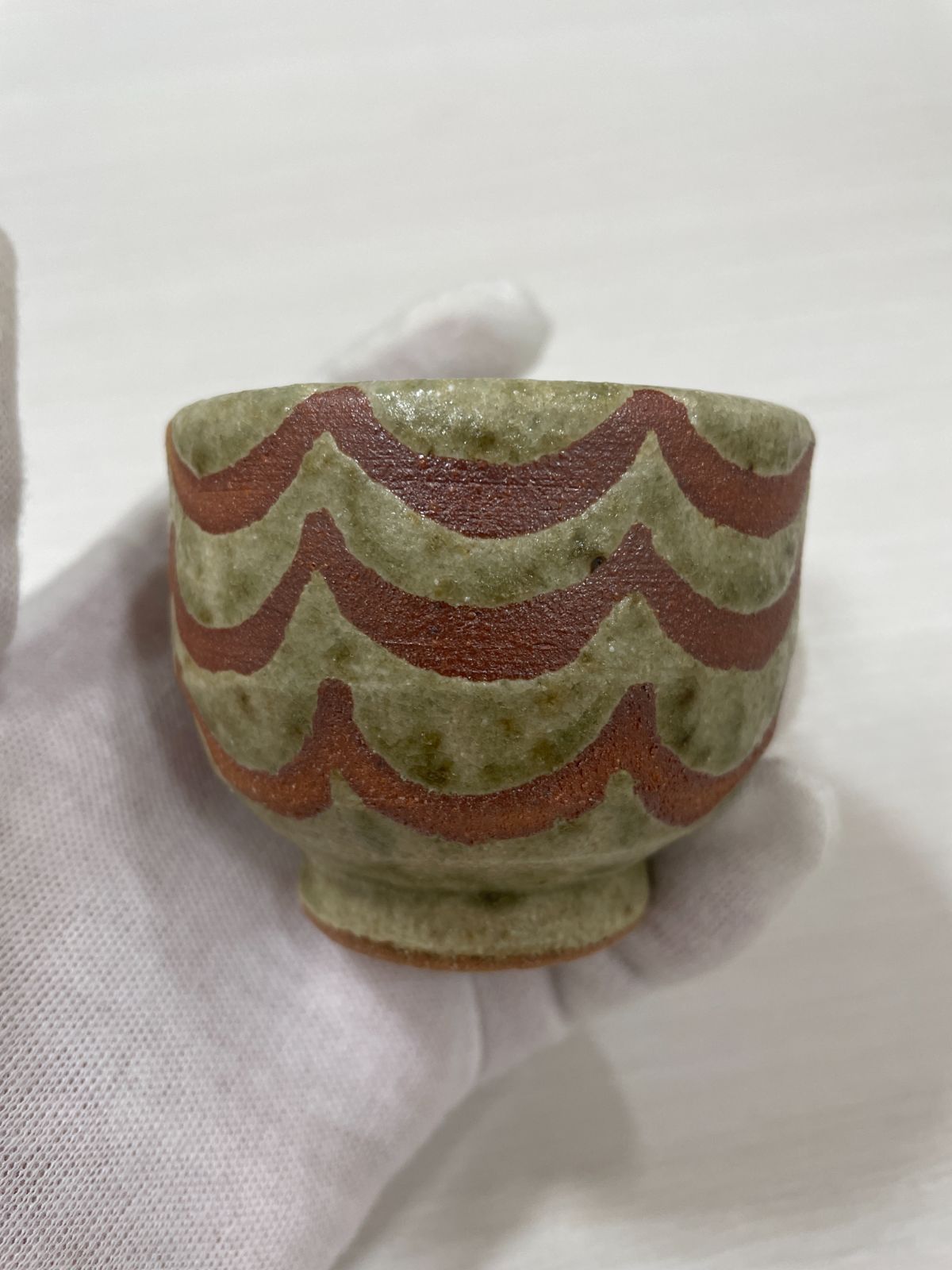 管理番号-P】ゲルト・クナッパー 益子焼 ぐい呑 酒器 2003 現状品 4