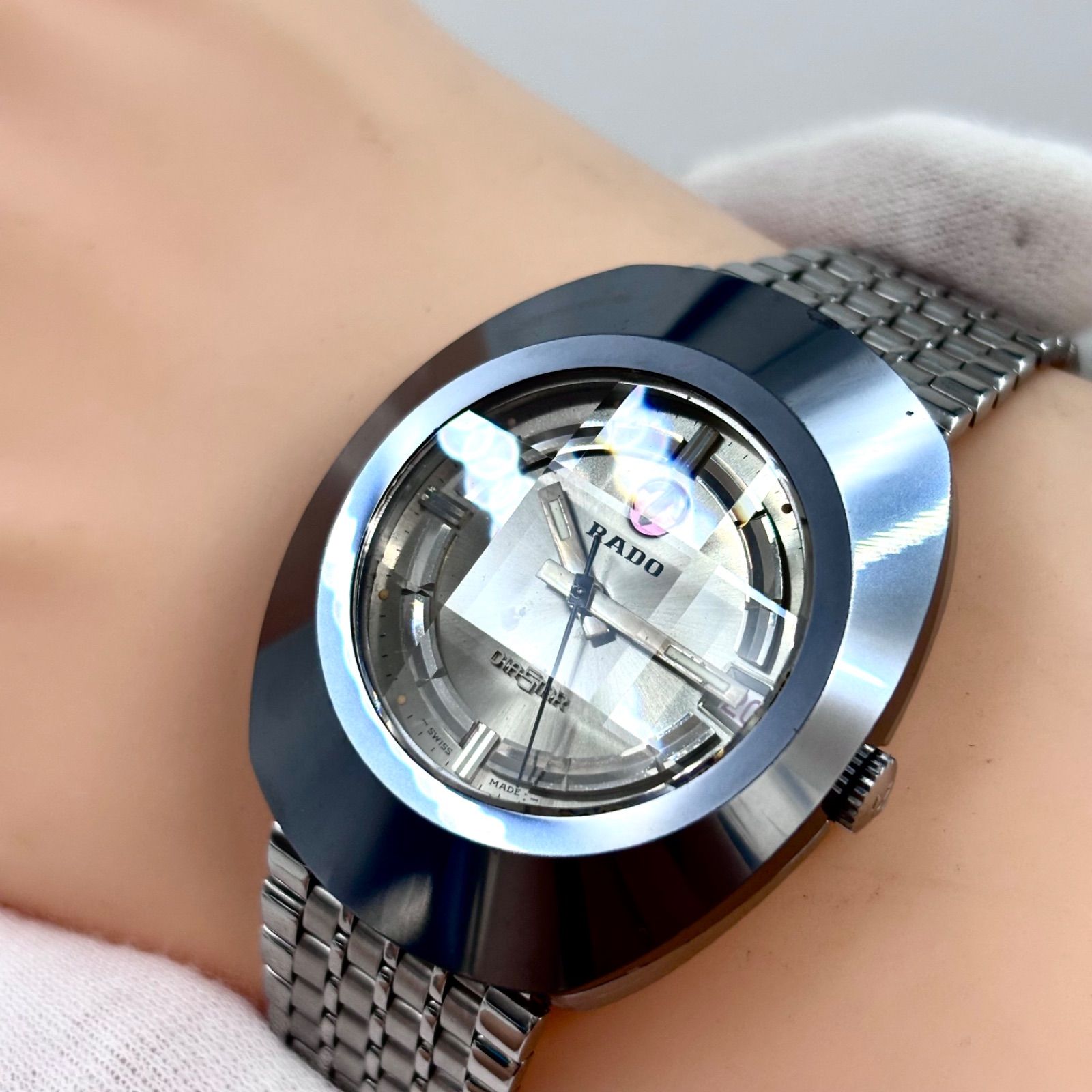 稼働品　RADO ダイアスター 自動巻き時計 稼働】RADO/ラドー DIASTAR/ダイアスター 腕時計 自動巻き/AT 9面