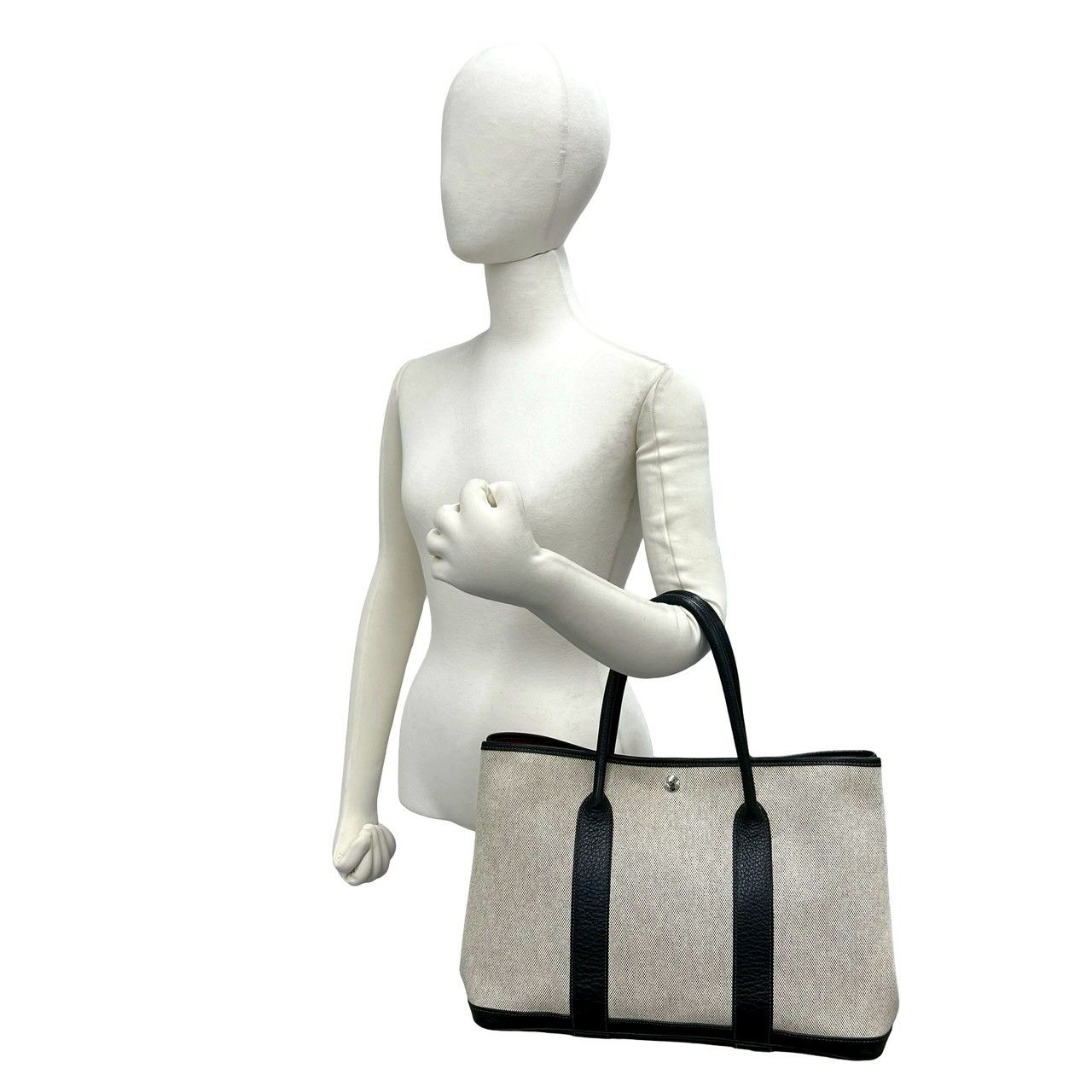 極 美品 袋 箱付き HERMES エルメス ガーデンパーティPM トワル