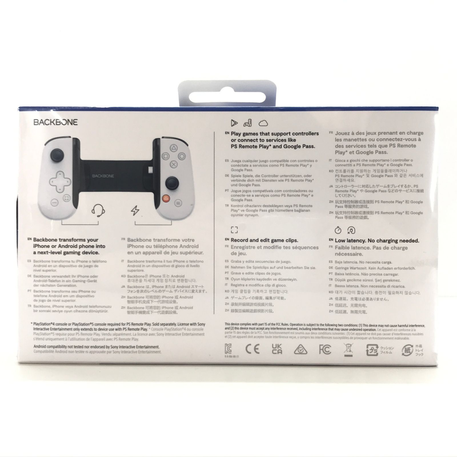 ○BACKBONE 周辺機器 Backbone One (第2世代) PlayStation Edition 未