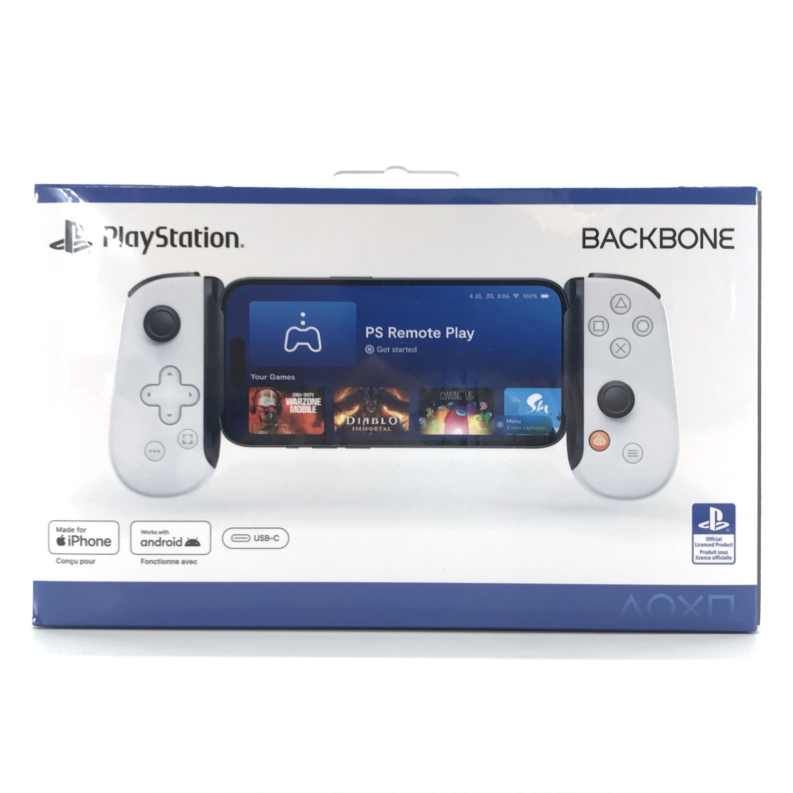 未開封品　Play Station Back bone ○BACKBONE 周辺機器 Backbone One (第2世代) PlayStation Edition 未