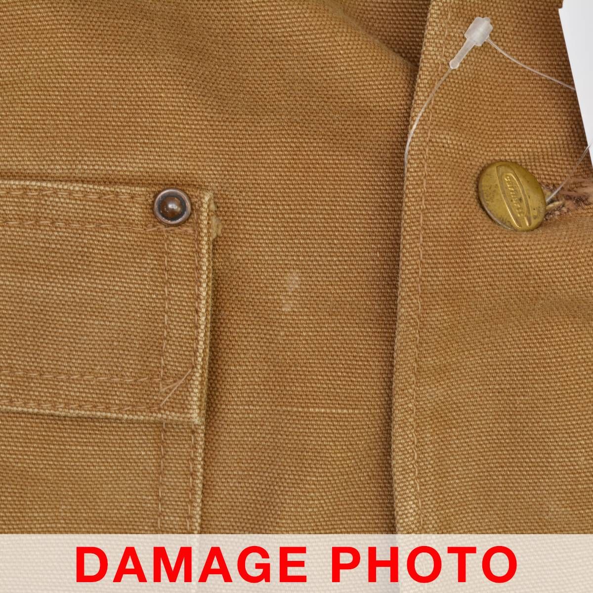 CARHARTT】60s〜70s 4ボタン ブランケット付 ダック ミシガン チョア