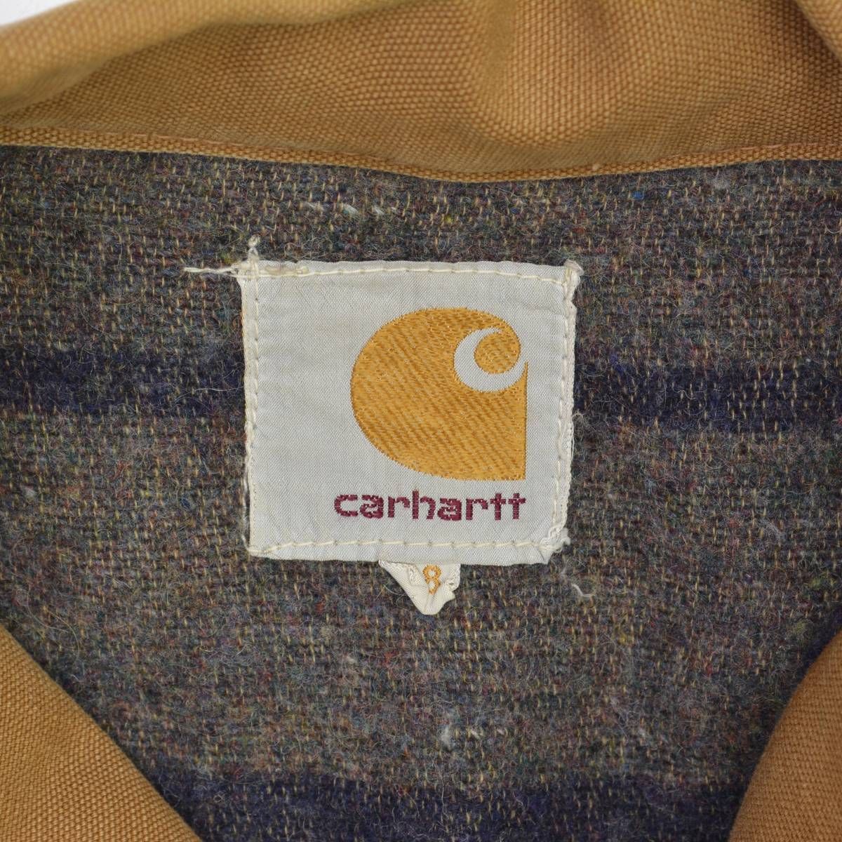 CARHARTT】60s〜70s 4ボタン ブランケット付 ダック ミシガン チョア