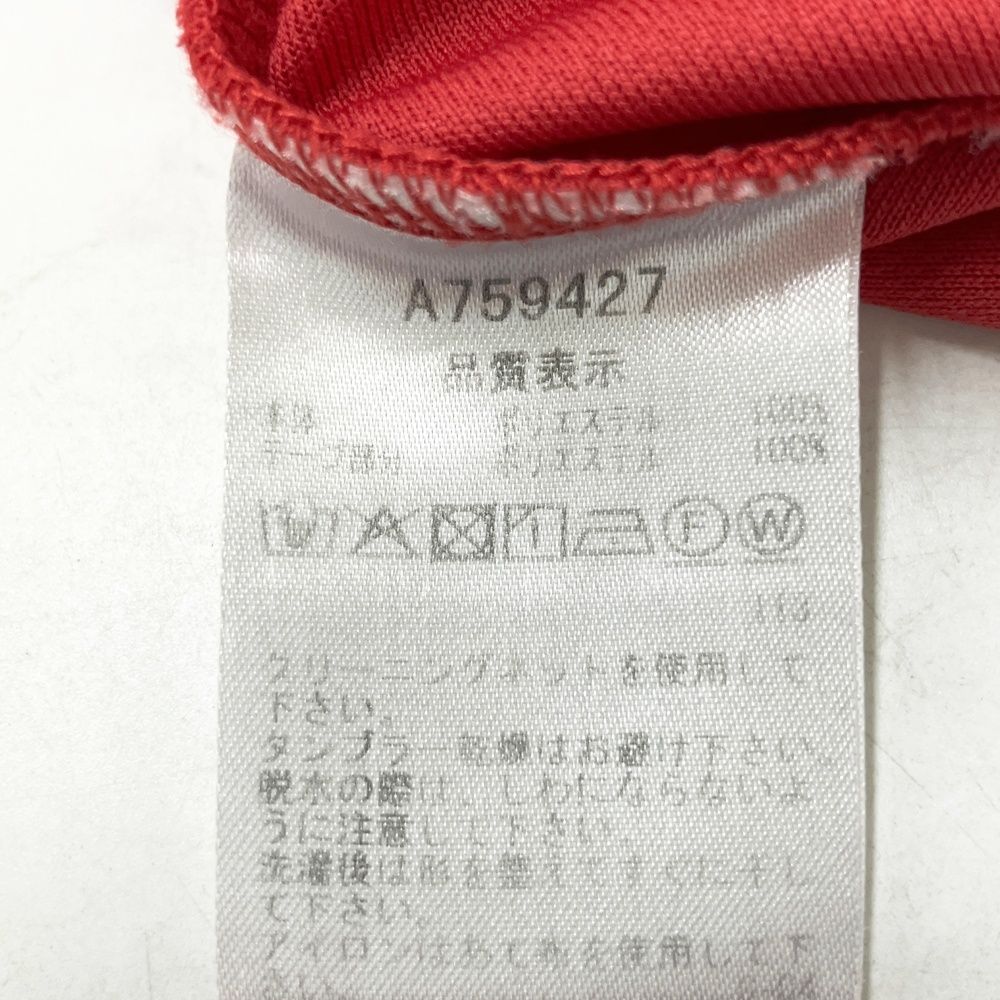 サイズ：40 ARCHIVIO アルチビオ ノースリーブシャツ フリル レッド系