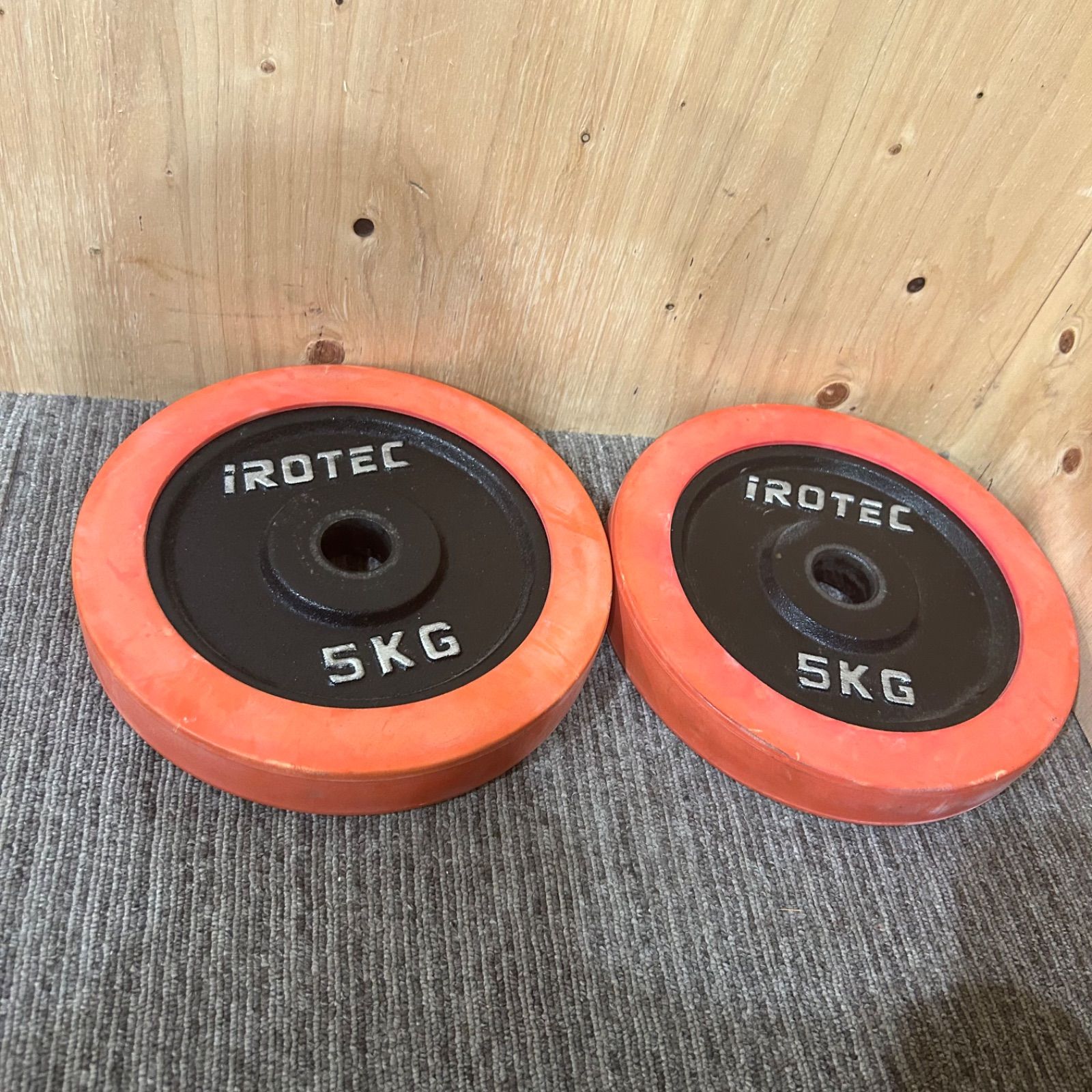 SGM】IROTEC ダンベルプレート 5kg×2 - メルカリ