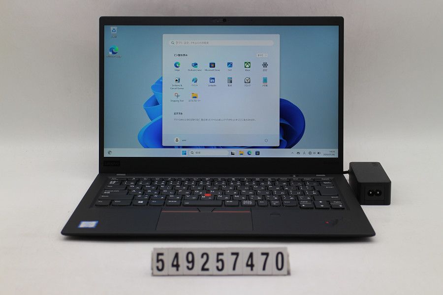 Lenovo ThinkPad X1 Carbon 6th Gen Core i7 8650U 1.9GHz/16GB/512GB(SSD)/14W/WQHD(2560x1440)/Win11 【549257470】
