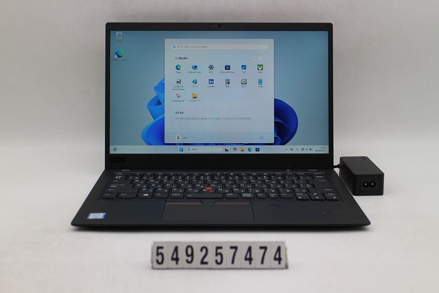 Lenovo ThinkPad X1 Carbon 6th Gen Core i7 8650U 1.9GHz/16GB/512GB(SSD)/14W/WQHD(2560x1440)/Win11 【549257474】