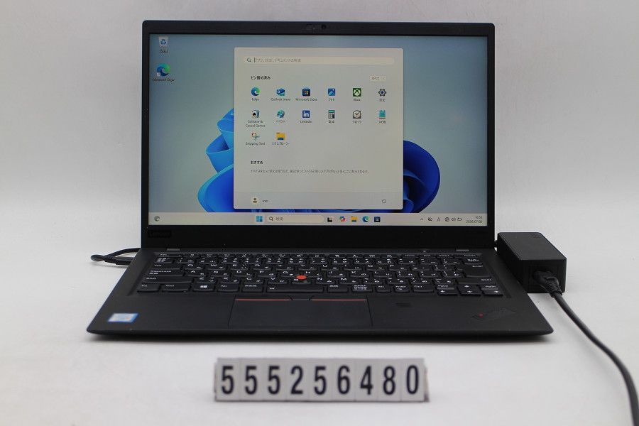 Lenovo ThinkPad X1 Carbon 6th Gen Core i5 8350U 1.7GHz/8GB/256GB(SSD)/14W/FHD(1920x1080) タッチパネル/Win11 【555256480】