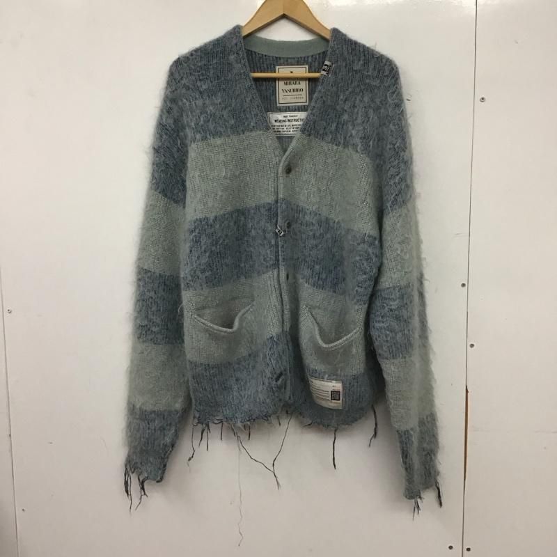 Maison MIHARA YASUHIRO メゾンミハラヤスヒロ カーディガン 長袖 a13cd511 長袖ニットカーディガン 前ボタン ニットカーディガン