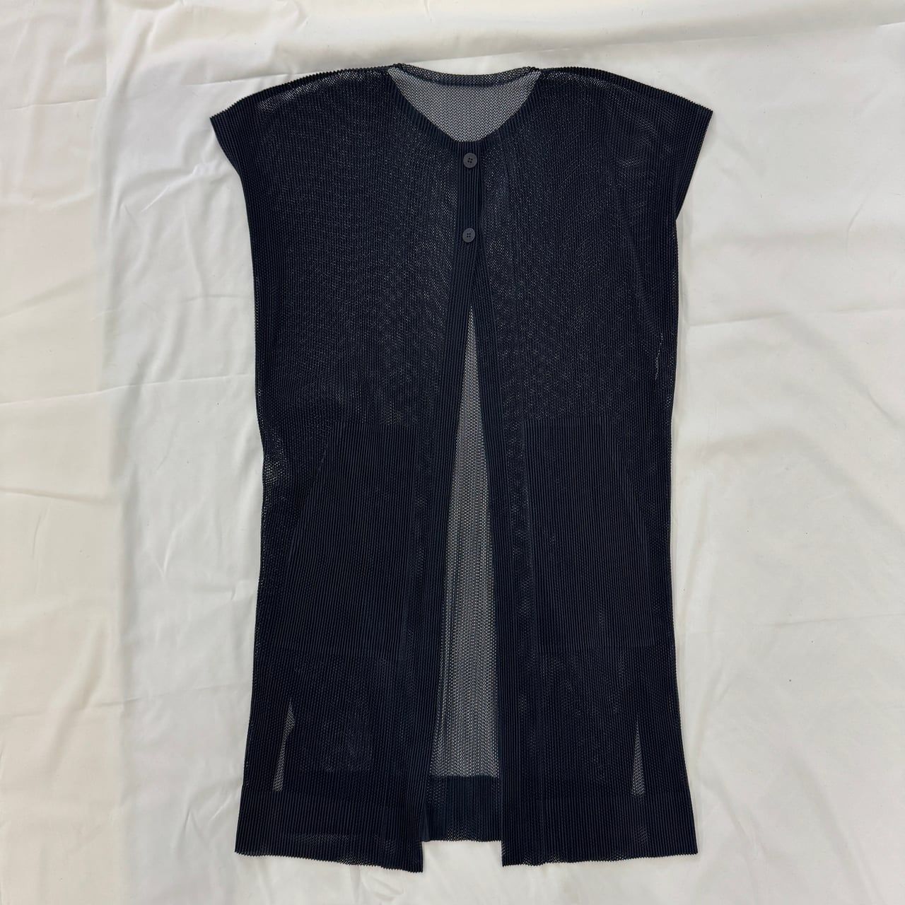 美品 ISSEY MIYAKE PLEATS PLEASE プリーツプリーズ ニットベスト