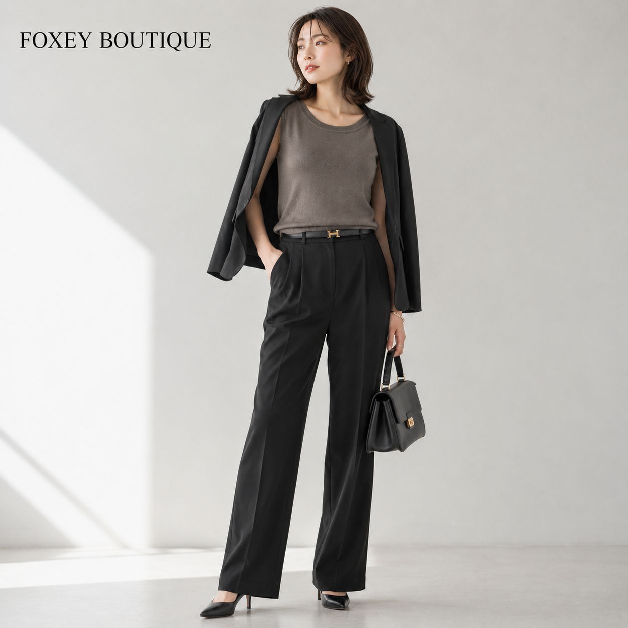 美品 / 清涼感あふれる上質リネン】FOXEY BOUTIQUE 40995 / フォクシー