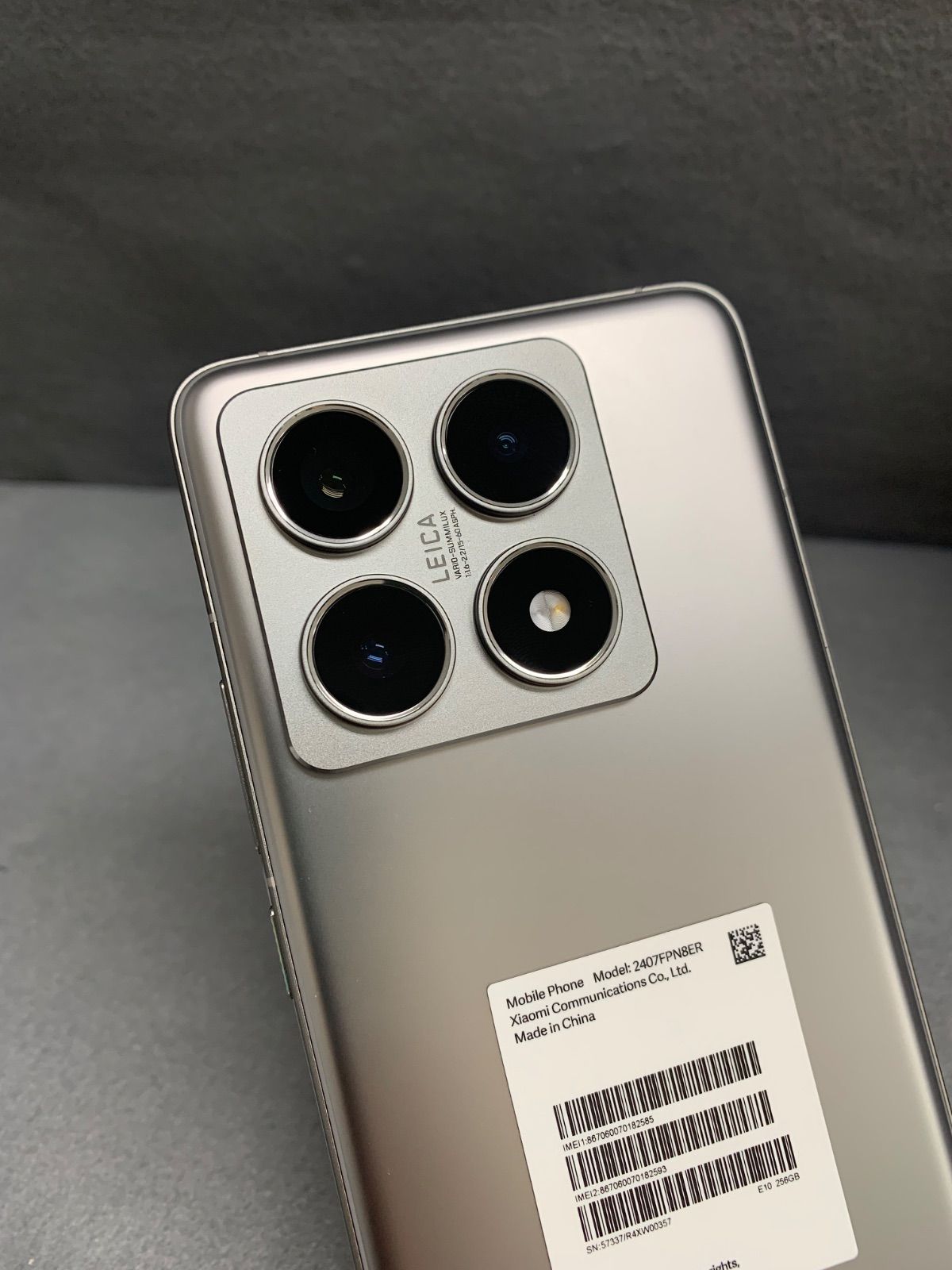 超美品 Xiaomi 14T Pro 256GB チタングレー SIMフリー - メルカリ