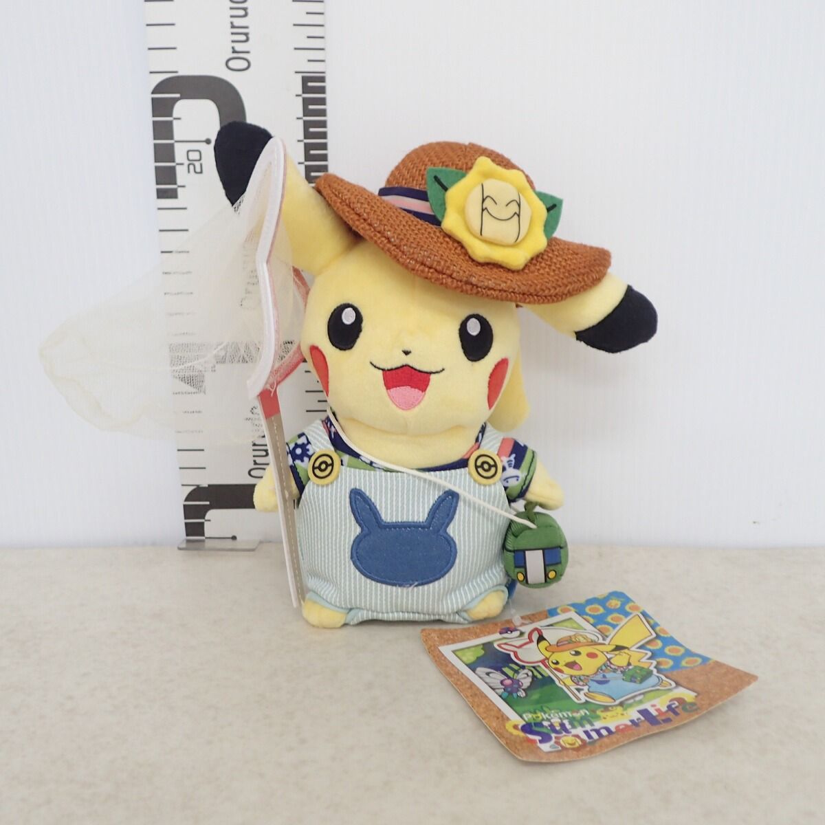 ポケモンセンター ぬいぐるみ pokemon Summer Life ピカチュウ 紙タグ