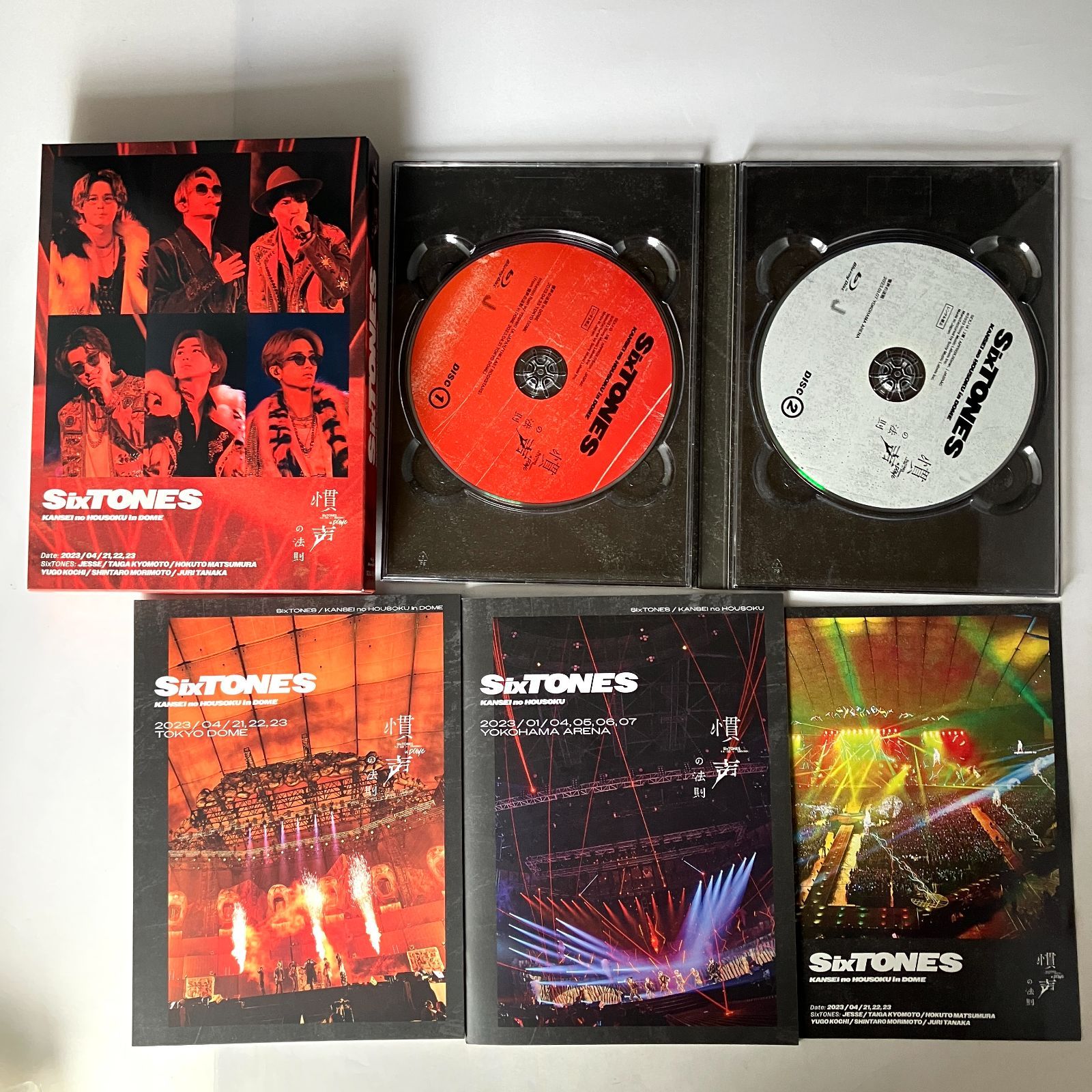 SixTONES 慣声の法則 in DOME [初回版] Blu-ray 開封済 NL7075P f116