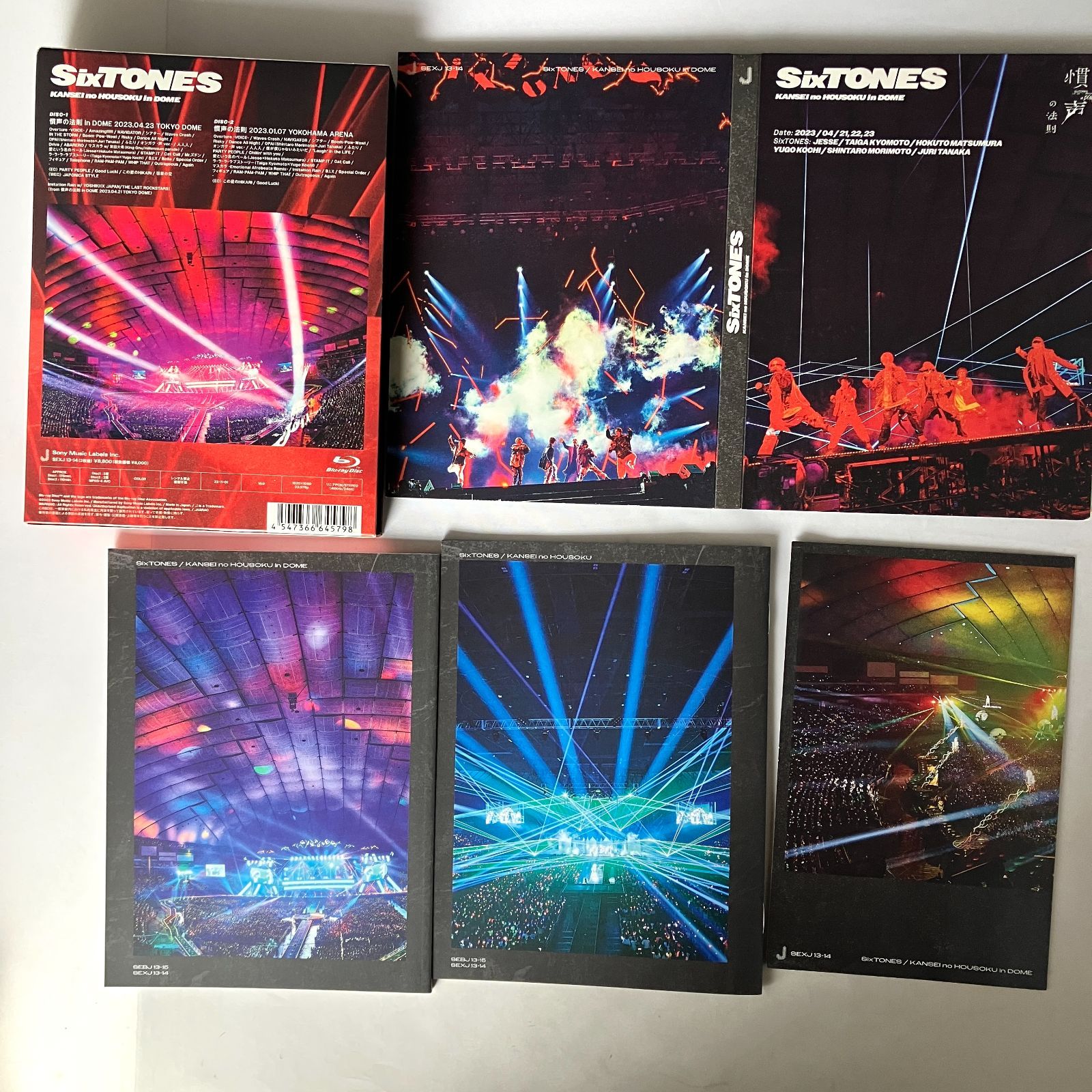 SixTONES 慣声の法則 in DOME [初回版] Blu-ray 開封済 NL7075P f116