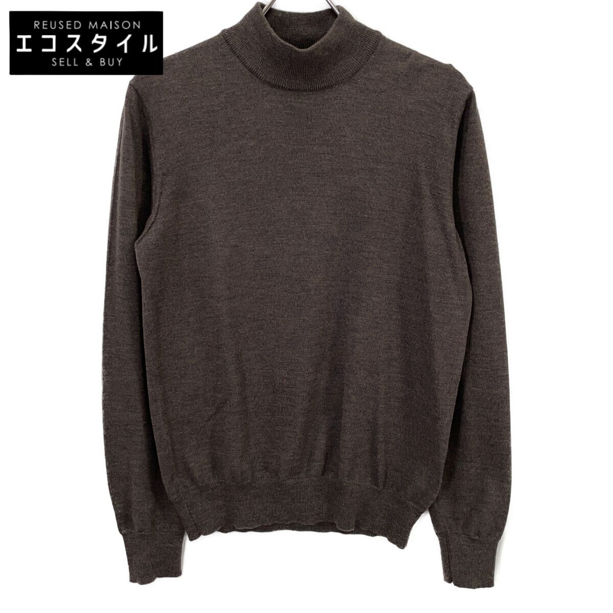 GRAN SASSO グランサッソ M02415290551550832 ブラウン モックネック セーター 46