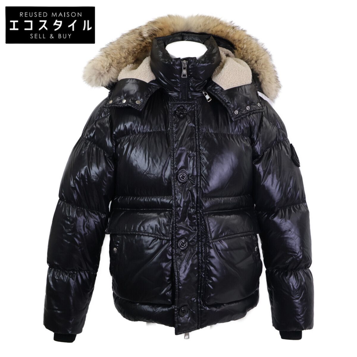 MONCLER　モンクレール　美品 ブラック ARMORICANO ダウンジャケット　1