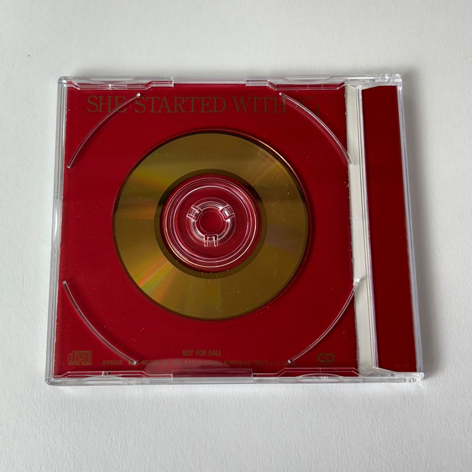 中山美穂 SHE STARTED WITH 「C」Miho Nakayama Gold Single 金