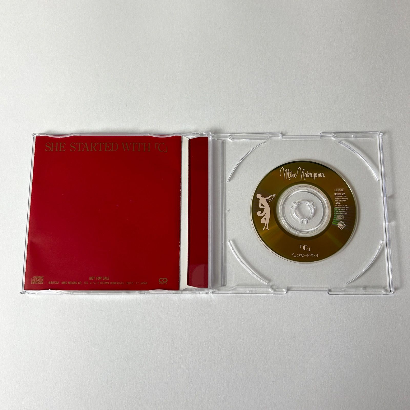 中山美穂 SHE STARTED WITH 「C」Miho Nakayama Gold Single 金