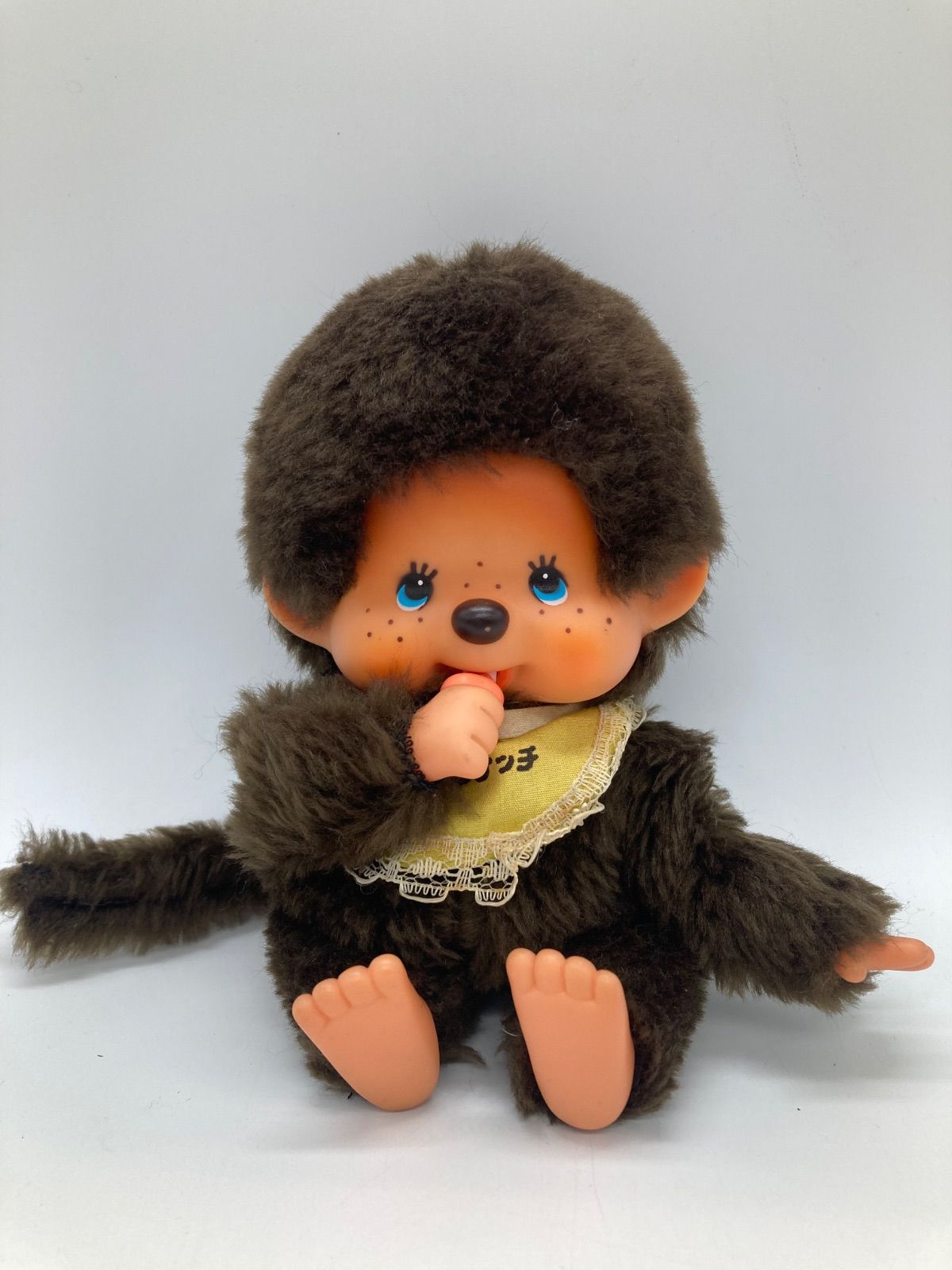 セキグチ モンチッチ ぬいぐるみ ブルーアイ Lサイズ 当時物 昭和レトロ 希少】モンチッチ ぬいぐるみ セキグチ 当時物 ブルーアイ 昭和レトロ