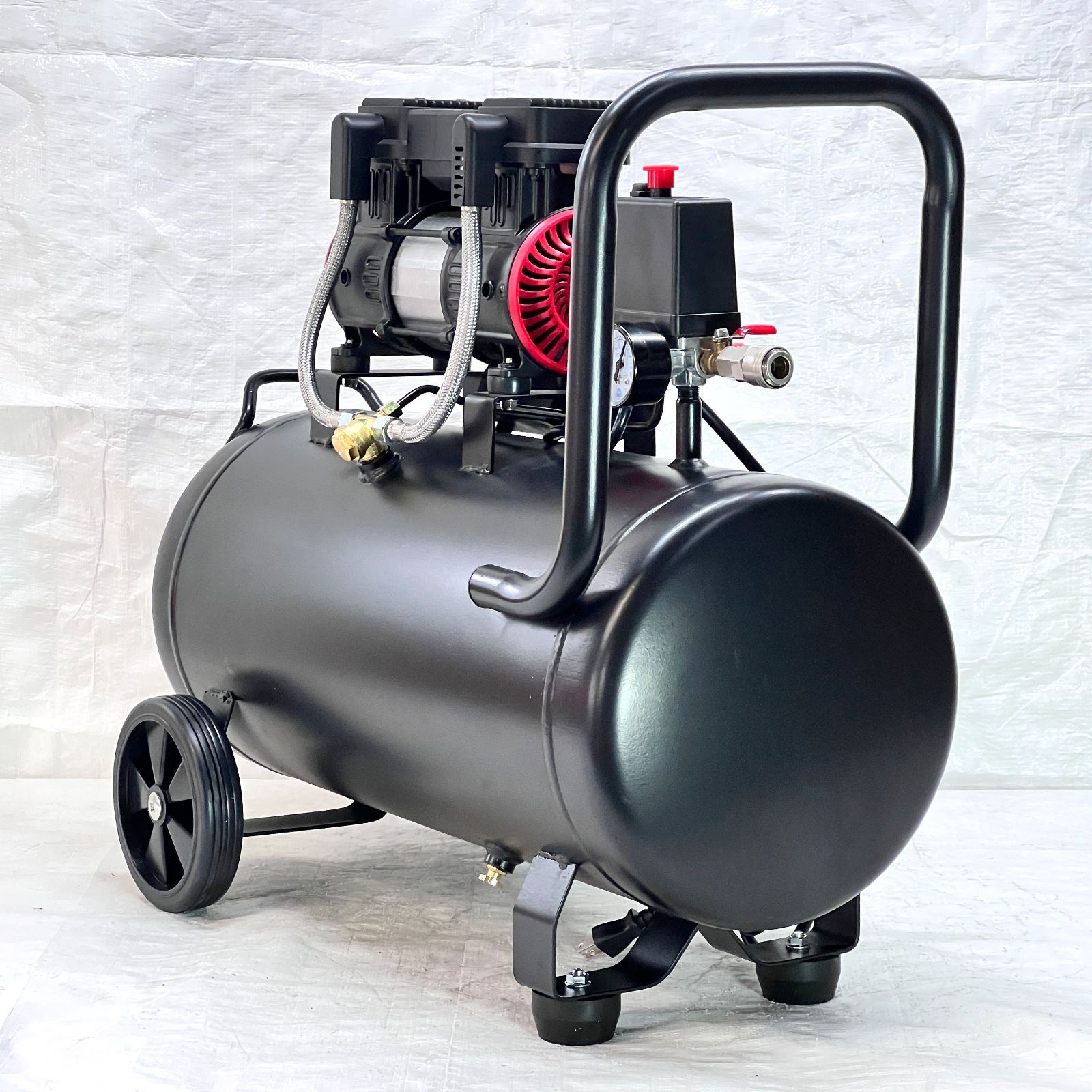 【未使用品】 エアー コンプレッサー 100V 30L 最大圧力0.8MPa 静音 TR1050 【1796-1】