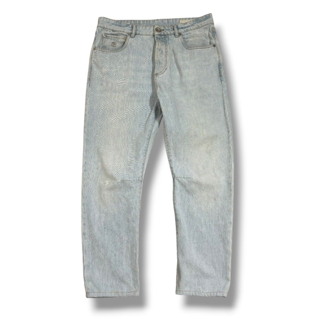 ブルネロクチネリ　パンツ　コットン　イタリア製　48　LEISURE FIT 美品 ブルネロクチネリ BRUNELLO CUCINELLI LEISURE FIT デニムパンツ