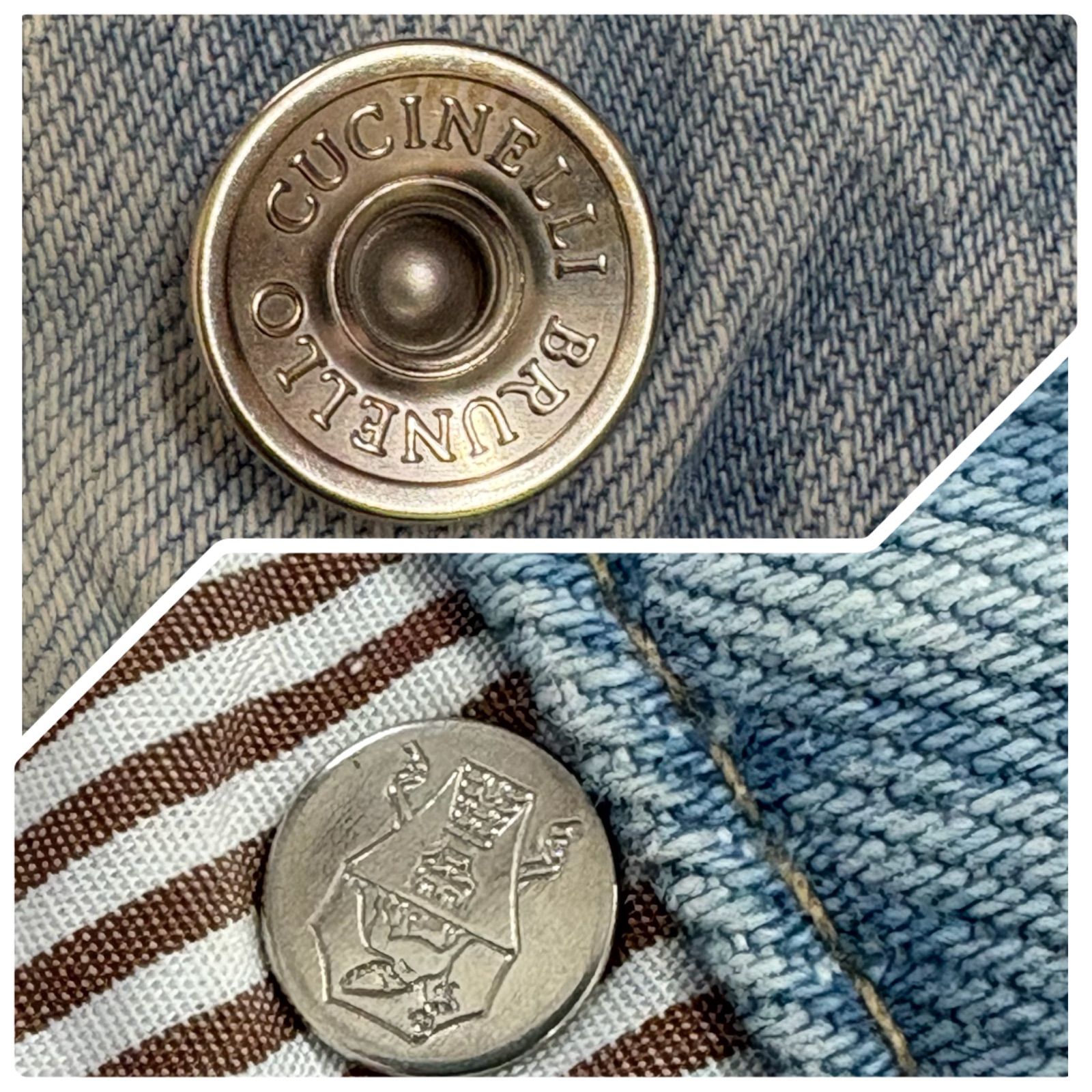 美品 ブルネロクチネリ BRUNELLO CUCINELLI LEISURE FIT デニムパンツ