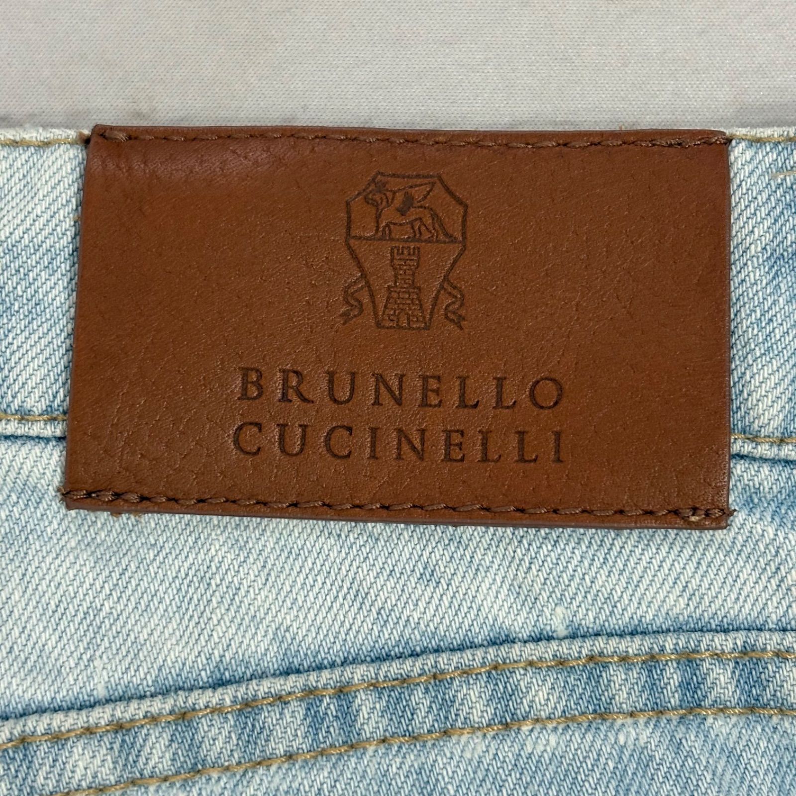 美品 ブルネロクチネリ BRUNELLO CUCINELLI LEISURE FIT デニムパンツ