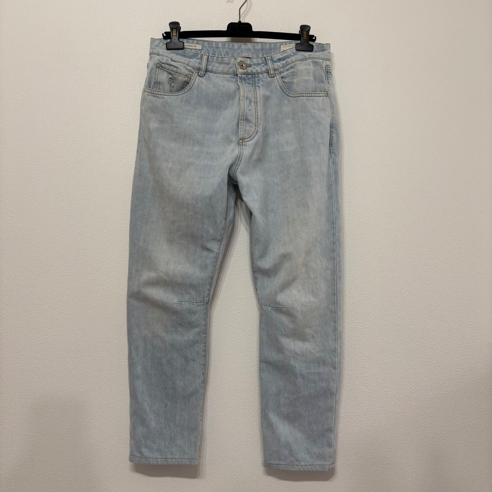 美品 ブルネロクチネリ BRUNELLO CUCINELLI LEISURE FIT デニムパンツ