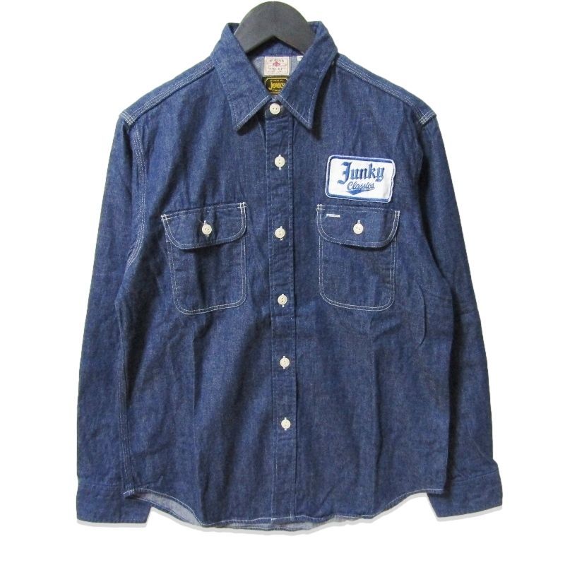SUGAR CANE × JUNKY CLASSICS シュガーケーン 長袖デニムシャツ