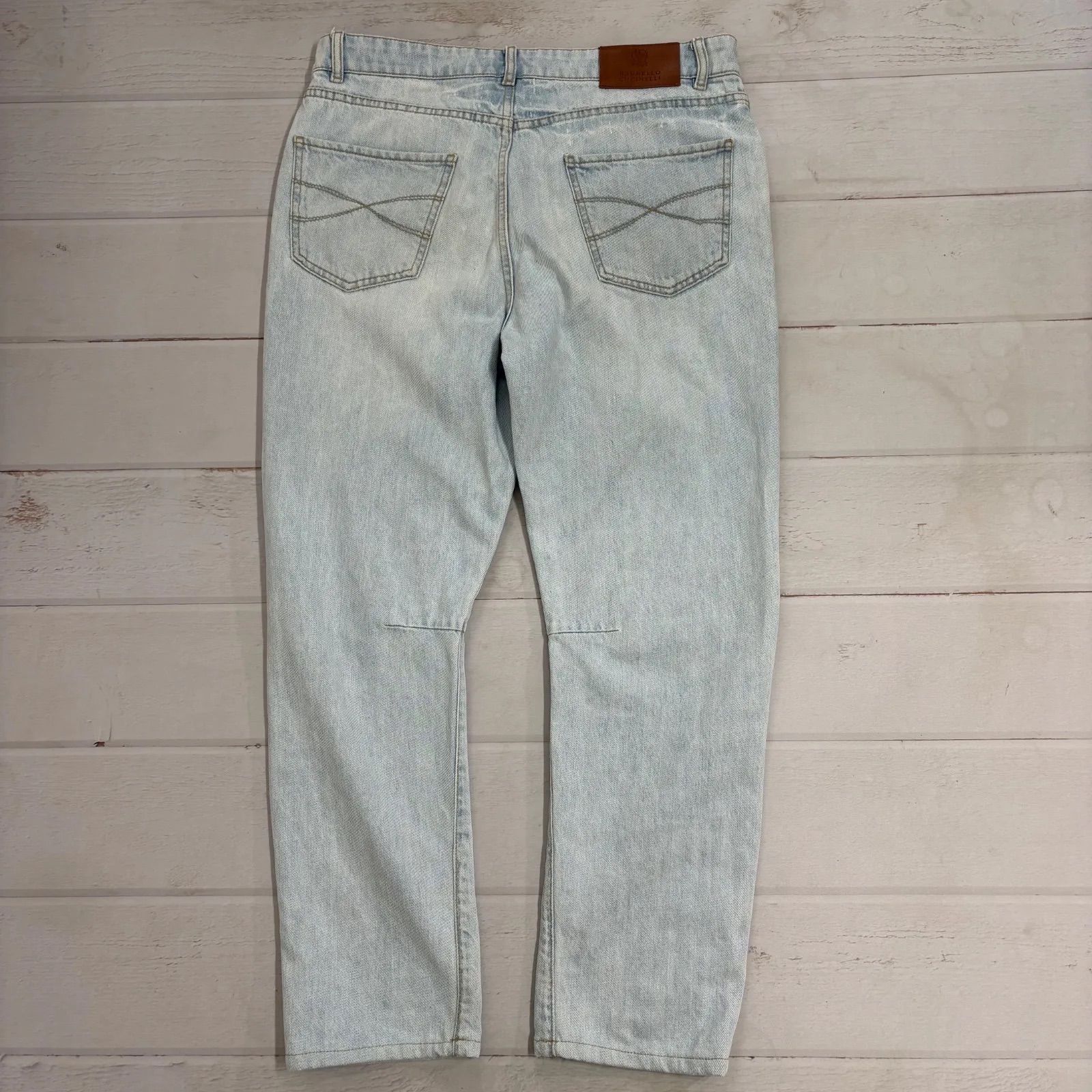 美品 ブルネロクチネリ BRUNELLO CUCINELLI LEISURE FIT デニムパンツ