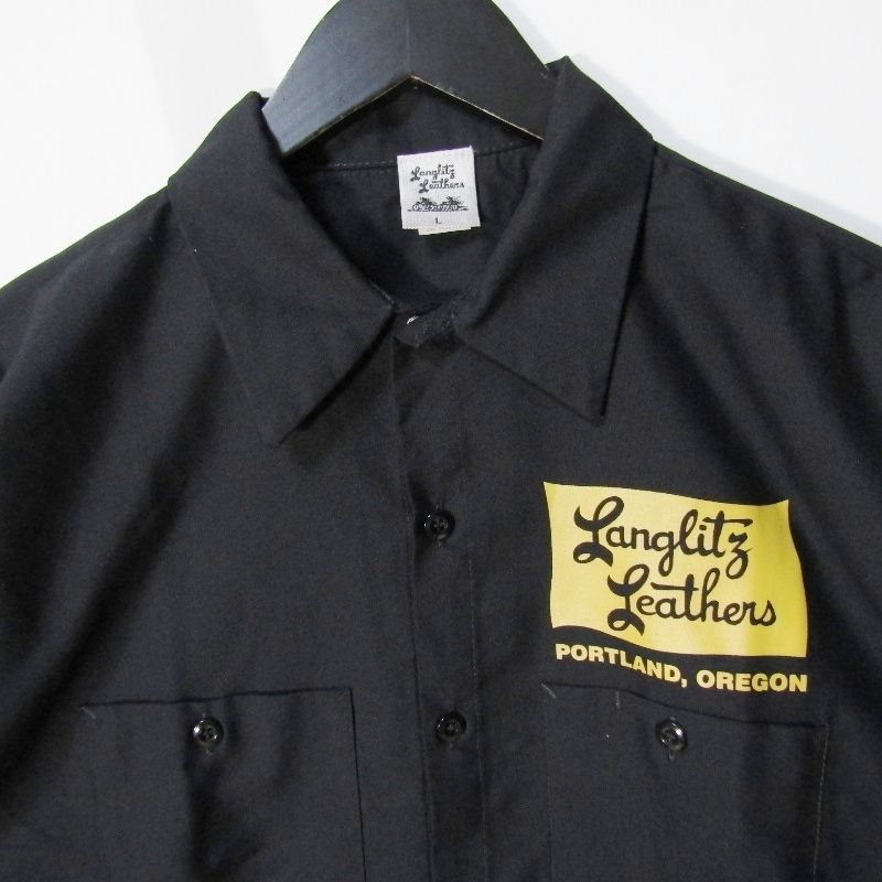 美品 Langlitz Leathers ラングリッツレザー 長袖ワークシャツ LL272