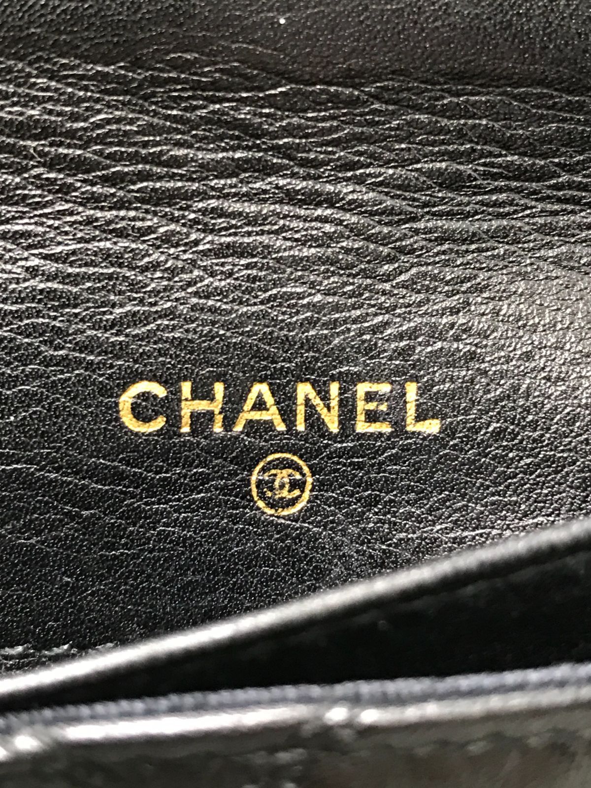 CHANEL シャネル 二つ折り財布 ビコローレ ラムスキン ココマーク