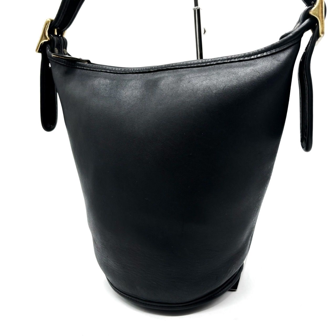 【良品】old coach legacy baketsu shoulderbag black unisex vintage オールドコーチ レガシー ショルダーバッグ