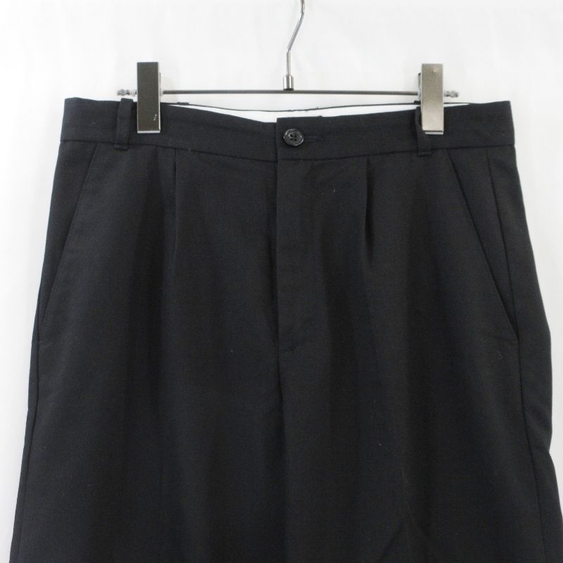 GHbM ジーエイチビーエム ブリティッシュツイル トラウザーズ 24AW16GOW03 BRITISH TWILL TROUSERS ブラック 黒 M  99001285 GHbM ジーエイチビーエム ブリティッシュツイル トラウザーズ