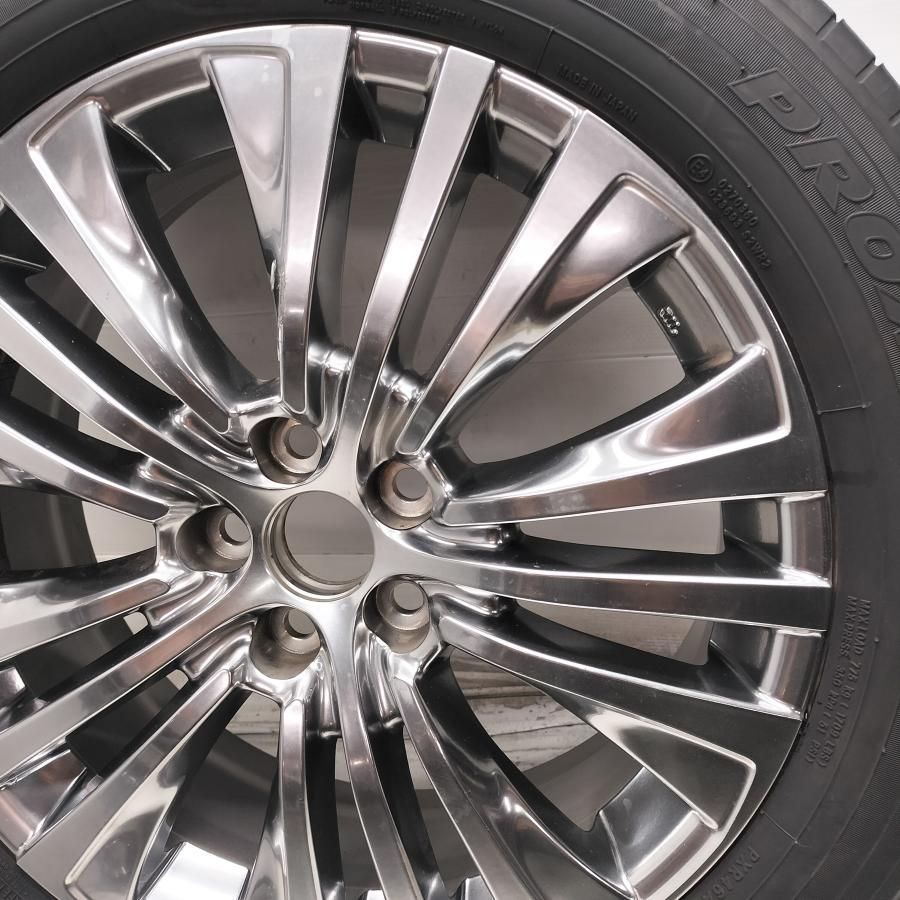 ハリアー80z純正アルミ+225/55r19トーヨータイヤ　バリ山 ◇配送先指定あり◇ ＜ノーマル x ホイール 1本＞ 225/55R19 トーヨー