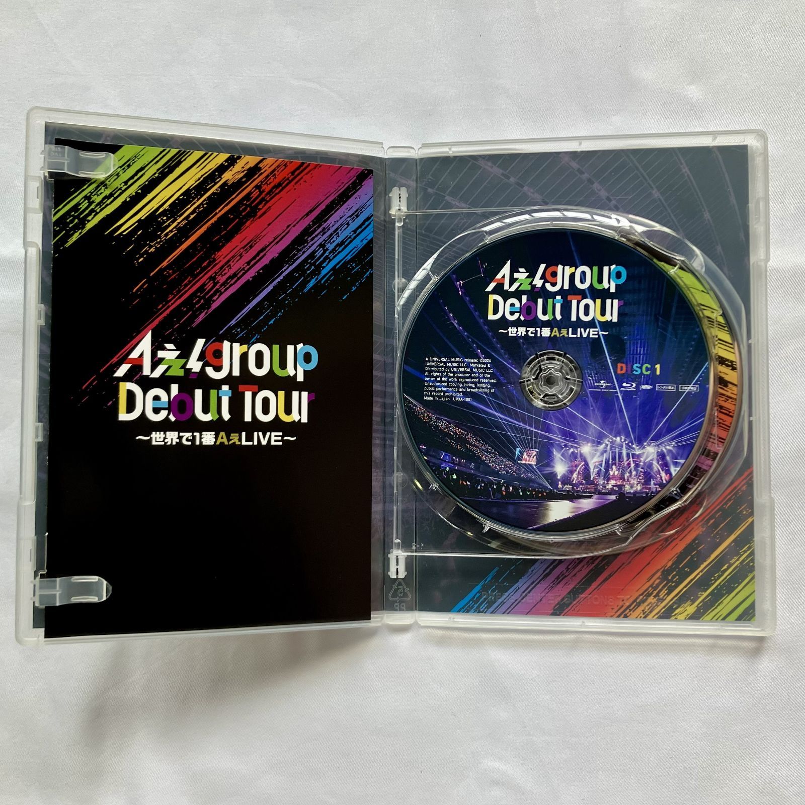 Aぇ! group Debut Tour-世界で1番AぇLIVE- [通常盤] Blu-ray 開封済