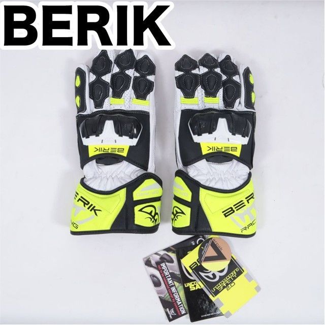 返品/交換/電話サイズ相談歓迎/大分発◆XS◆未使用BERIK山羊革ゴートレザー ベリック レーシンググローブ G-235106-BK ◆T859zM