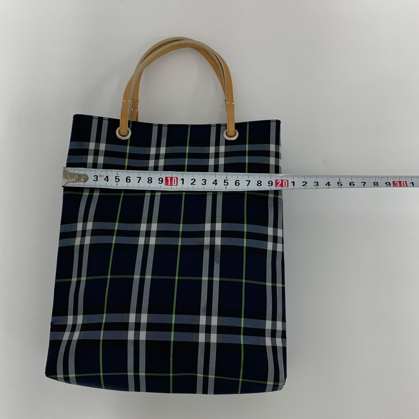 希少カラー】バーバリー ロンドン トートバッグ ノバチェック グリーン
