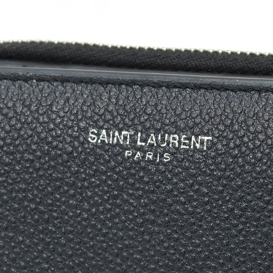 サンローラン / SAINT LAURENT コンパクト ジップ ウォレット / 二
