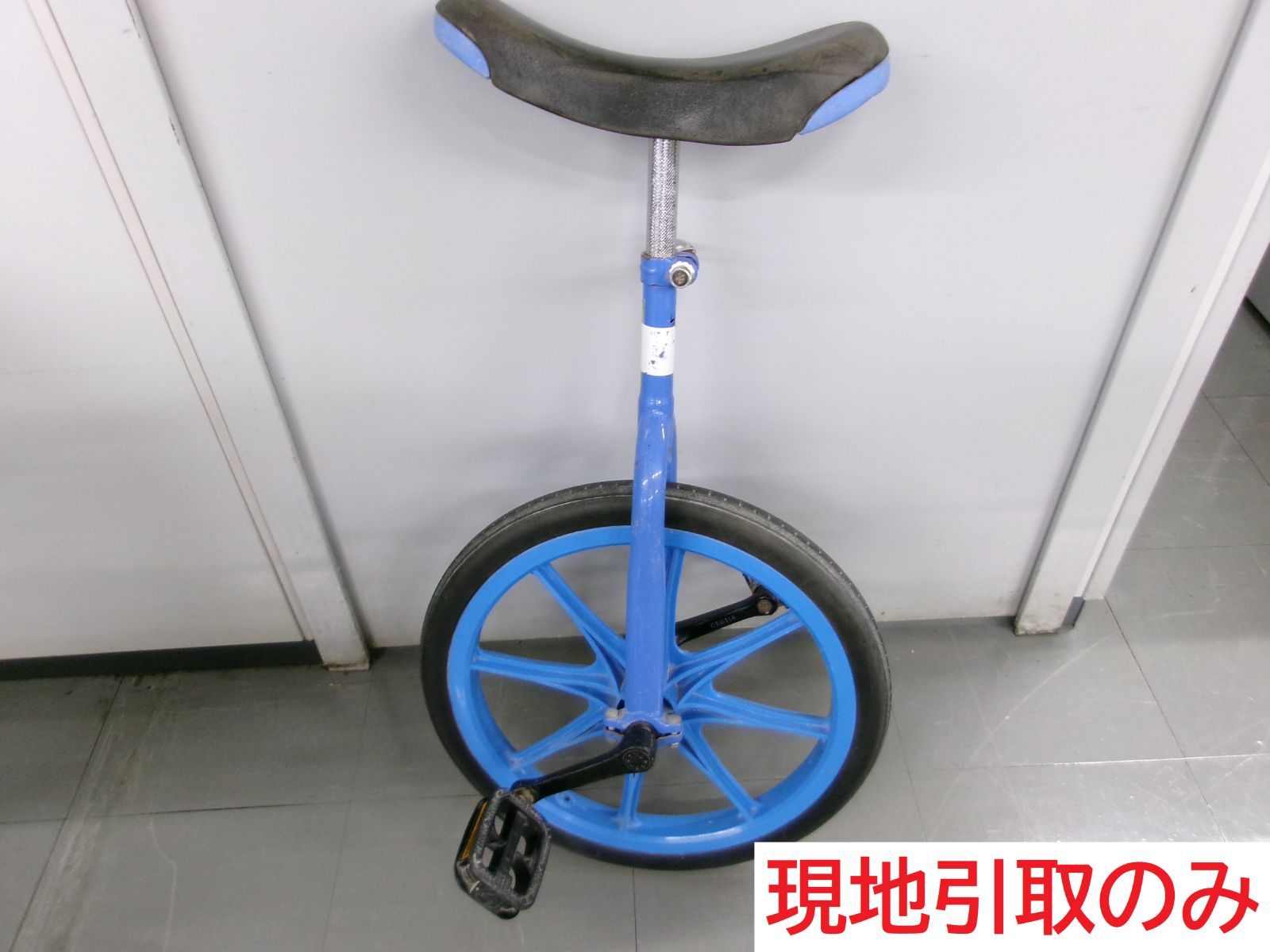 現地引取のみ・配送不可】一輪車（ブルー） - メルカリ