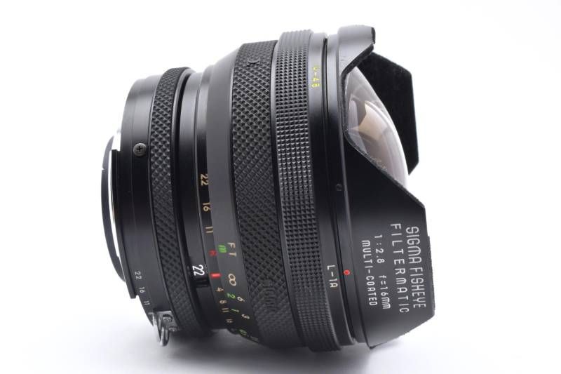 実用品 希少 SIGMA シグマ FISHEYE F2.8 16mm NIKON用 ニコンマウント