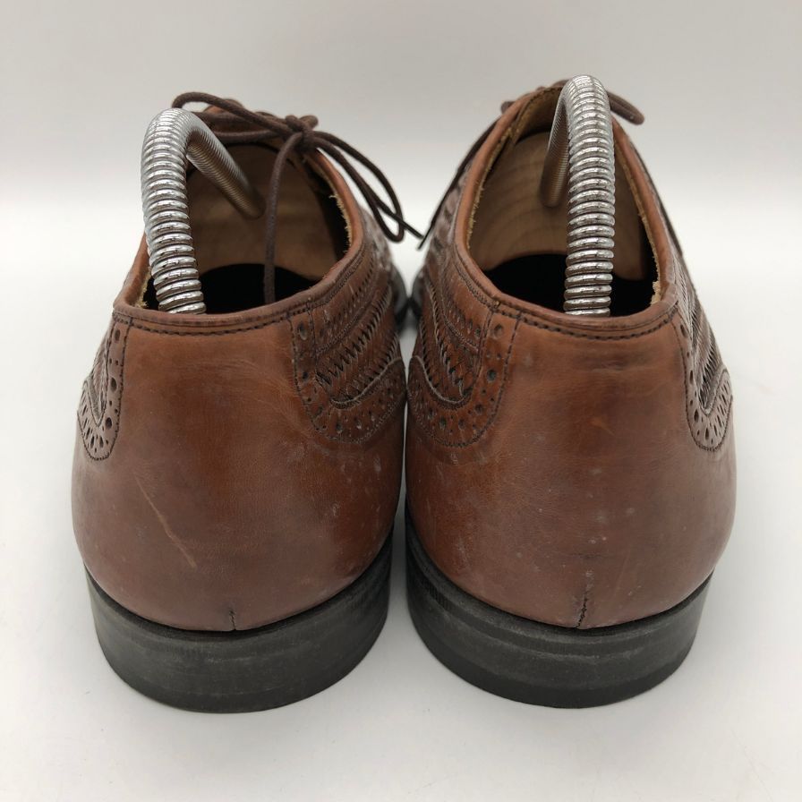 メツラン レザーシューズ カーフ メッシュ フルブローグ【PTM】 メツラン レザーシューズ カーフ メッシュ フルブローグ【PTM】 - メルカリ