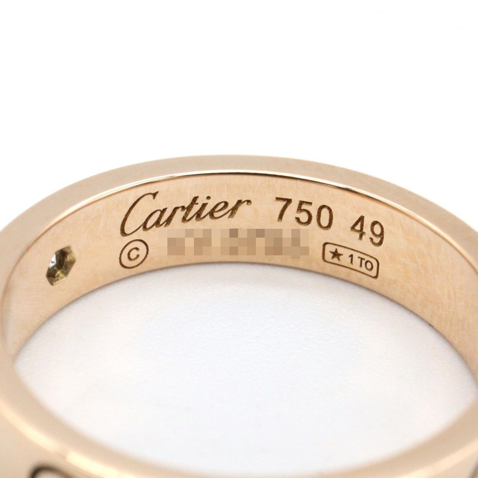 カルティエ CARTIER リング・指輪 ミニラブリング 1PD B4050700 K18PG 